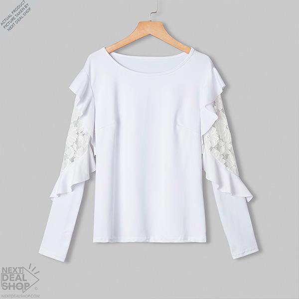 Blusa Feminina Babados Floral